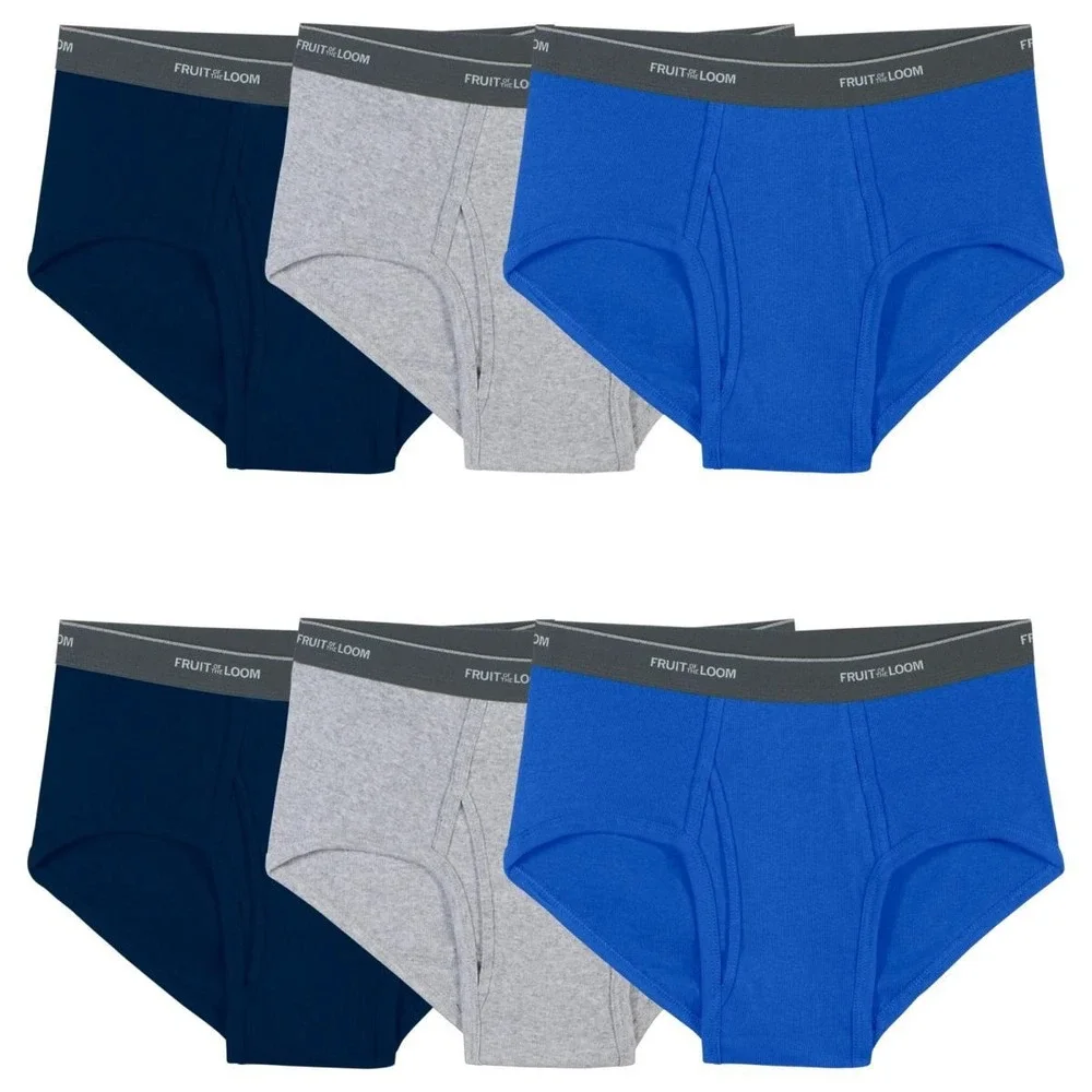 Fruit of the Loom Mens Briefs Assorted Eversoft Breathable 3-Pack Large 36-38‎
